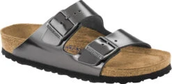 Birkenstock Arizona Soft Footbed 40 Birkenstock Arizona Soft Footbed -Footwear Store birkenstock arizona soft footbed metallic anthracite leather 100029 79746.1700929797