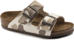 Birkenstock Children's Arizona -Footwear Store birkenstock childrens arizona desert soil camo almond birko flor 1019324 04149.1686246145