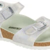 Birkenstock Children's Rio Vegan -Footwear Store birkenstock childrens rio vegan iridescent matcha microfiber 1024720 31455.1686243947