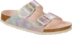 Birkenstock Arizona Vegan -Footwear Store birkenstock unisex arizona vegan iridescent light rose microfiber 1021334 1021279 28423.1657731075