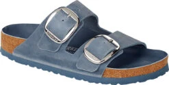 Birkenstock Women's Arizona Big Buckle -Footwear Store birkenstock womens arizona big buckle dusty blue oiled leather 1022325 84278.1645836298