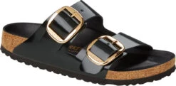 Birkenstock Women's Arizona Big Buckle -Footwear Store birkenstock womens arizona big buckle high shine black natural leather patent 1021476 80056.1645836298
