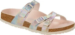 Birkenstock Women's Franca Vegan -Footwear Store birkenstock womens franca vegan iridescent light rose microfiber 1021292 54777.1686261938