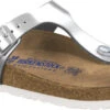 Birkenstock Women's Gizeh Soft Footbed -Footwear Store birkenstock womens gizeh soft footbed metallic silver leather 1003674 18268.1686272847.600.600