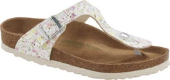 Birkenstock Women's Gizeh Vegan -Footwear Store birkenstock womens gizeh vegan watercolor flower white birko flor 1018466 58438.1686295782