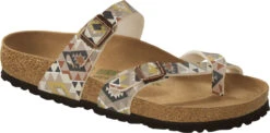 Birkenstock Women's Mayari Vegan -Footwear Store birkenstock womens mayari vegan printed mocha birko flor 1019602 82456.1657899282