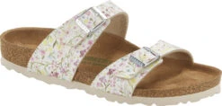 Birkenstock Women's Sydney Vegan -Footwear Store birkenstock womens sydney vegan watercolor flower white 1018603 18258.1657897981