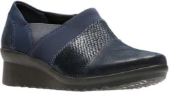 Clarks Women's Caddell Denali -Footwear Store clarks womens caddell denali navy synthetic snake print 26129366 68075.1510939083