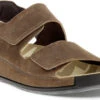 ECCO Men's 2nd Cozmo Flat Sandal -Footwear Store ecco mens 2nd cozmo flat sandal cocoa brown 50094402482 68516.1687207616.600.600