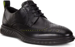ECCO Men's ST.1 Hybrid Lite Wingtip Brogue -Footwear Store ecco mens st 1 hybrid lite wingtip brogue black 83720401001 55933.1597881417