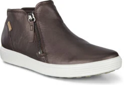 ECCO Women's Soft 7 Low Bootie -Footwear Store ecco womens soft 7 low bootie shale metallic 43024352196 48329.1701992142