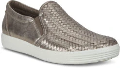 ECCO Women's Soft 7 Woven II Slip-On 11 ECCO Women's Soft 7 Woven II Slip-On -Footwear Store ecco womens soft 7 woven 2 slip on stone metallic 47011351147 37769.1702004511