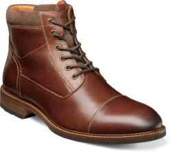 Florsheim Lodge Cap Toe Lace Up Boot -Footwear Store florsheim mens lodge cap toe lace up boot chestnut 14286 205 16484.1628279403
