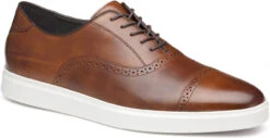 Johnston & Murphy Brody Cap Toe -Footwear Store johnston and murphy mens brody cap toe brown hand stained full grain 20 6642 64047.1713561694