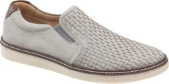 Johnston & Murphy McGuffey Woven Slip On -Footwear Store johnston murphy mcguffey woven slip on gray tumbled nubuck 25 2527 56419.1585196474