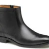 Johnston & Murphy Lewis Zip Boot -Footwear Store johnston murphy mens lewis zip boot black full grain 20 4211 52884.1664813103