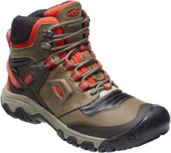 Keen Men's Ridge Flex Waterproof Boot -Footwear Store keen mens ridge flex waterproof boot dark olive ketchup 1024914 96155.1632325640