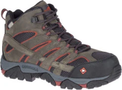 Merrell Men's Moab Vertex Mid Waterproof Comp Toe -Footwear Store merrell mens moab vertex mid waterproof comp toe work boot j11515 81289.1605230455