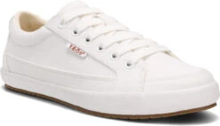 Taos Moc Star -Footwear Store taos us womens moc star white canvas mst 13482A whtc 13635.1668459089