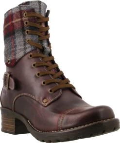 Taos Crave -Footwear Store taos womens crave bordeaux plaid crv 5514 bdxp 72272.1669057671