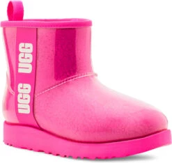 UGG Big Kids Classic Clear Mini II -Footwear Store ugg childrens big kids classic clear mini 2 taffy pink 1112386k typn 06683.1656432984