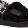 UGG Kids Disco Slide -Footwear Store ugg childrens kids disco slide black 1129074k blk 25548.1646256743