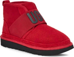 UGG Kids Neumel II Graphic -Footwear Store ugg childrens kids neumel 2 graphic samba red black 1110703k srbck 72110.1657880295