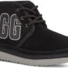 UGG Kids Neumel Graphic Outline -Footwear Store ugg childrens kids neumel graphic outline black grey suede 1130787k bgsd 70500.1662609722