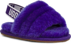 UGG Toddlers Fluff Yeah Slide -Footwear Store ugg childrens toddlers fluff yeah slide violet night 1098579t vngh 61957.1651776272