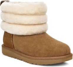 UGG Kids Fluff Mini Quilted -Footwear Store ugg kids fluff mini quilted chestnut 1103612k che 28948.1603813196
