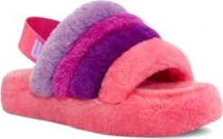 UGG Kids Fluff Yeah Slide 23 UGG Kids Fluff Yeah Slide -Footwear Store ugg kids fluff yeah slide pink purple rainbow 1120075k pprb 10829.1647038453