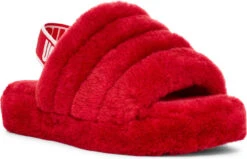 UGG Kids Fluff Yeah Slide 25 UGG Kids Fluff Yeah Slide -Footwear Store ugg kids fluff yeah slide ribbon red 1098494k rbrd 51555.1647038453