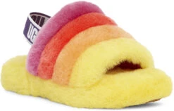UGG Kids Fluff Yeah Slide 29 UGG Kids Fluff Yeah Slide -Footwear Store ugg kids fluff yeah slide yellow rainbow 1116157k yrnb 08423.1647038454