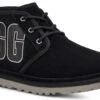 UGG Men's Neumel Graphic Outline -Footwear Store ugg mens neumel graphic outline black grey suede 1130715 bgsd 49903.1659641551