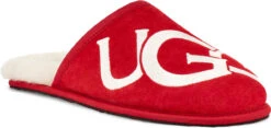 UGG Men's Scuff Logo -Footwear Store ugg mens scuff logo samba red cream 1101324 srcr 70001.1628722875