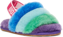 UGG Toddlers Fluff Yeah Slide -Footwear Store ugg toddlers fluff yeah slide purple rainbow 1116160t prnb 64404.1651776272