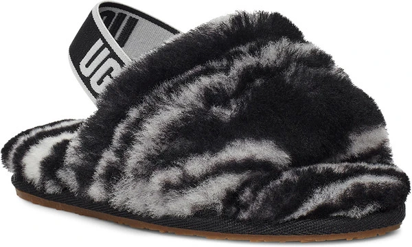 UGG Toddlers Fluff Yeah Slide Zebra 3 UGG Toddlers Fluff Yeah Slide Zebra