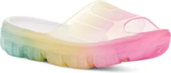 UGG Women's Jella Clear Watercolors Slide -Footwear Store ugg women jella clear watercolors slide rainbow blend 1139750 rbnd 17275.1684540534