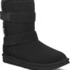 UGG Women's Bailey Graphic Logo Strap -Footwear Store ugg womens bailey graphic logo strap black 1137074 blk 23116.1667481905