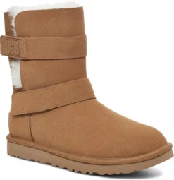 UGG Women's Bailey Graphic Logo Strap -Footwear Store ugg womens bailey graphic logo strap chestnut 1137074 che 16892.1667481905