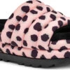 UGG Women's Maxi Slide Cheetah Print -Footwear Store ugg womens maxi slide cheetah print pink scallop 1127074 pslp 39059.1652107298.600.600