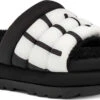 UGG Women's Maxi Slide Logo -Footwear Store ugg womens maxi slide logo black 1127067 blk 44576.1646263363