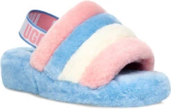 UGG Women's Pride Fluff Yeah Slide -Footwear Store ugg womens pride fluff yeah slide pride stripes 1114751 pstr 65737.1630426000