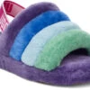 UGG Women's Pride Fluff Yeah Slide -Footwear Store ugg womens pride fluff yeah slide rainbow purple 1097169 prpr 09688.1630426000