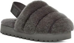 UGG Women's Super Fluff Slipper -Footwear Store ugg womens super fluff slipper charcoal 1121751 chrc 08610.1636582906